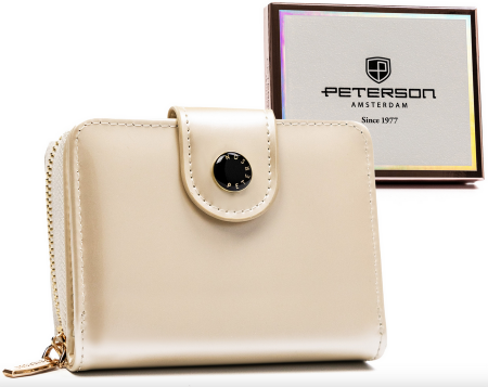 Portofele Dama - Portofel dama din piele Peterson PTR-PTN 014-LAK-8551 PEA