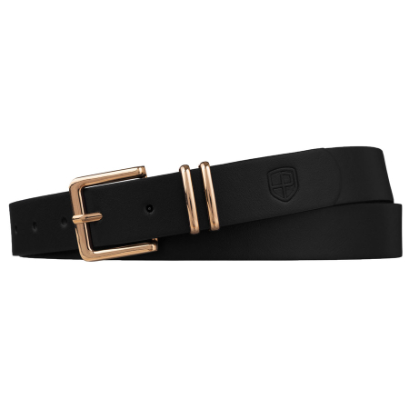 Curea neagră, îngustă, pentru femei, din piele ecologică - Peterson PTR-PTN STU-17G1 [1]