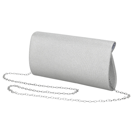 Geantă tip clutch pentru femei cu sclipici, din material sintetic, de culoare argintie - Rovicky PTR-R-XS029-2-0740 SILVE [2]