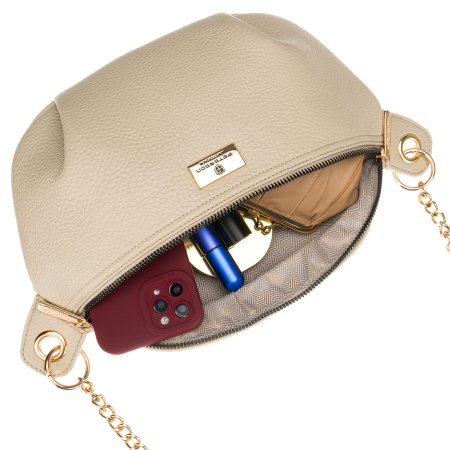 Geantă elegantă de damă din piele ecologică tip borseta - Peterson PTR-PTN MIS-06-2003 BEIG [9]