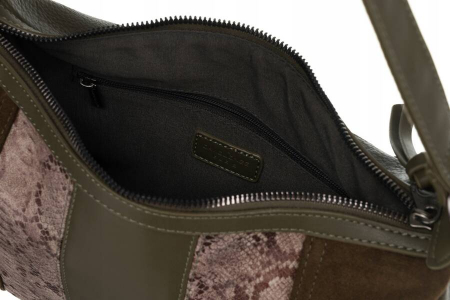 Geanta de dama din piele ecologica - David Jones PTR-6885-1 KHAKI [4]