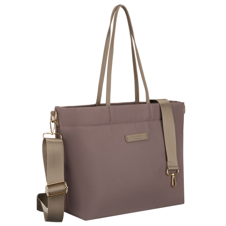 Apparel & Accessories  - Geantă de damă bej din nylon cu închidere magnetică - Peterson PTR-PTN JN-10-0115 BEIGE