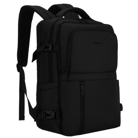 Rucsacuri Barbati - Rucsac de călătorie negru din poliester cu spațiu pentru laptop - Peterson PTR-PTN HY241-6867 BLACK