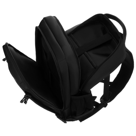 Rucsac mare de călătorie negru cu compartiment pentru laptop și închidere cu fermoar - Peterson PTR-PTN HY242-7048 BLACK [10]