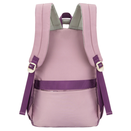 Ghiozdan școlar din poliester, alb și violet, cu bretele reglabile - Peterson PTR-PTN 8603-1303 PURPLE [4]
