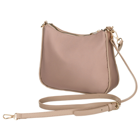 Geantă de damă urbană, din nailon roz, cu închidere cu fermoar - Peterson PTR-PTN JN-16-0399 PINK [6]