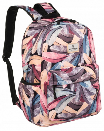 Preferintele clientilor - Genti si Rucsacuri ❤️ - Rucsac mare, încăpător pentru femei, cu spațiu pentru laptop - Peterson PTR-PTN 77702-8056 PRINT