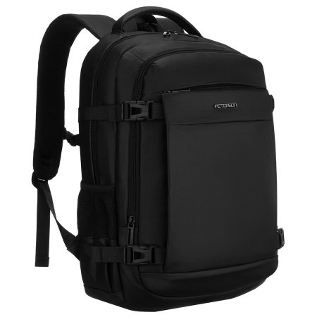 Rucsac mare de călătorie negru cu compartiment pentru laptop și închidere cu fermoar - Peterson PTR-PTN HY242-7048 BLACK [1]