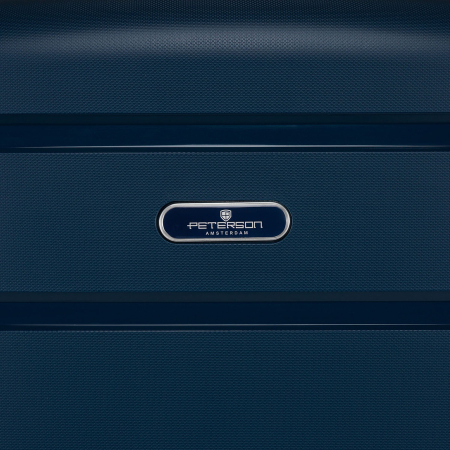 Valiză mare din polipropilenă, bleumarin, cu roți pivotante - Peterson PTR-PTN HPP-01-W-L-1747 [12]