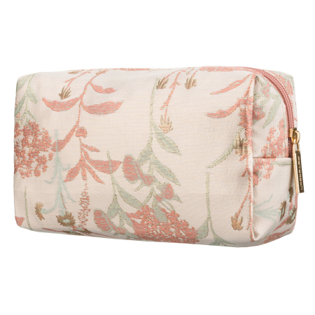 Geantă cosmetică roz din poliester cu un compartiment și model floral - Peterson PTR-PTN KOS-DA-13-3422 P [2]