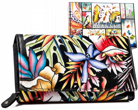  Wallets & Money Clips - Portofel dama din piele naturala Rovicky PTR-R-N22-ART-21-7118