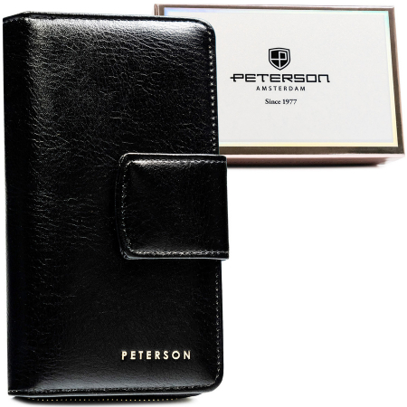 Portofele Dama - Portofel dama din piele Peterson PTR-PTN 008-HF-1473 BL