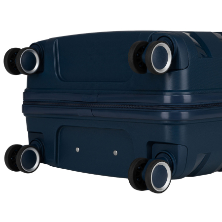 Valiză mare din polipropilenă, bleumarin, cu roți pivotante - Peterson PTR-PTN HPP-01-W-L-1747 [11]