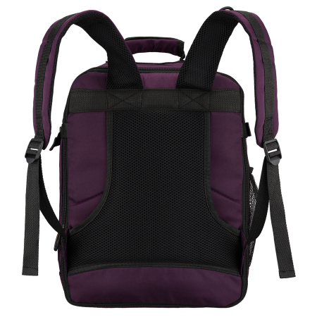 Rucsac de cabină violet, din poliester, cu două compartimente și fermoar - Peterson Weekender [5]