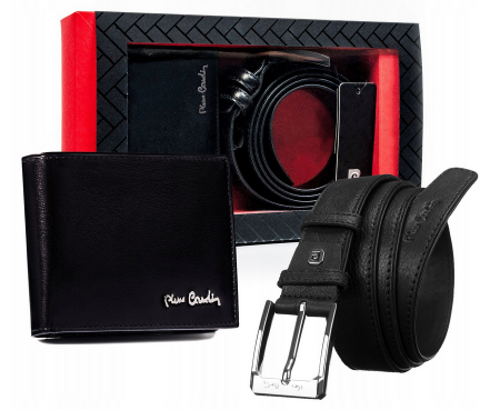 Set cadou barbati portofel si curea din piele naturala Pierre Cardin PTR-ZM-PC28 [12]
