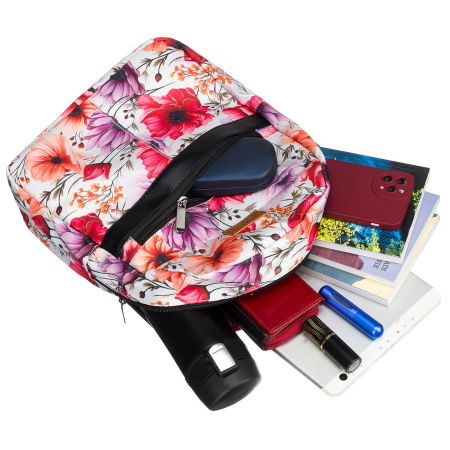 Rucsac de damă cu imprimeu floral multicolor și bretele reglabile - Rovicky PTR-R-PL15601-8916 11 [8]