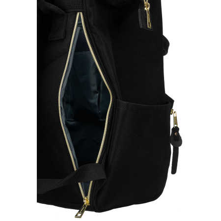 Rucsac mare din poliester negru cu compartiment pentru laptop - Peterson PTR-PTN ALFA BLACK [10]