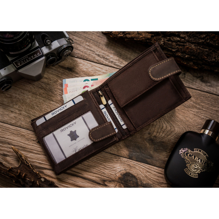 Portofel din piele naturala pentru barbati PTR-N992L-CHM-DOG-1-BL B [4]