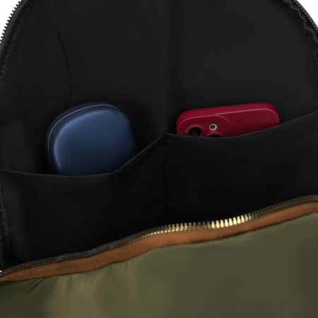 Rucsac verde, urban, pentru femei, din poliester, cu fermoare - Peterson PTR-PTN JN-11-0177 GREEN [18]