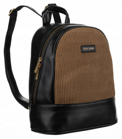 Preferintele clientilor - Genti si Rucsacuri ❤️ - Rucsac mic de dama din piele ecologica - David Jones PTR-6877-3 KHAKI