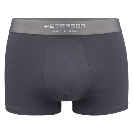 Boxeri bărbătești din bumbac, mărimea M, set de 3 perechi, negru și gri - Peterson PTR-PTN MY-3-B01M-BL-DG [5]