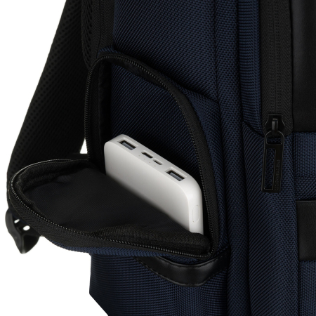 Rucsac de călătorie bleumarin cu buzunar pentru laptop de până la 14 inci - Peterson PTR-PTN HY243-7079 NAVY [27]