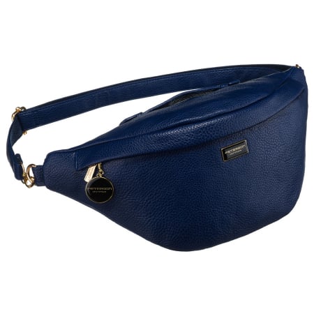 Accesorii Dama - Borsetă sport bleumarin pentru femei din piele ecologică, tip borseta sau geantă crossbody Peterson PTR-PTN SSY-2-F19 NAVY