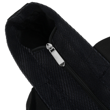 Geantă neagră de damă din poliester cu buzunar exterior - Rovicky PTR-R-TZ15605-ZH BLACK [6]