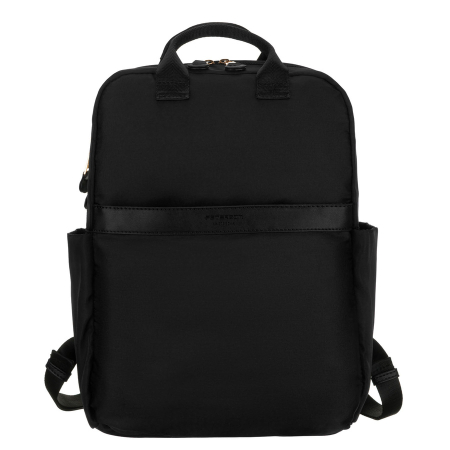 Rucsac de damă negru din nylon cu bretele reglabile - Peterson PTR-PTN JN-08-9980 BLACK [3]
