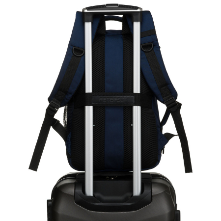 Rucsac de călătorie bleumarin cu două compartimente și închidere cu fermoar - Peterson PTR-PTN BIELIK-6507 NAVY [5]