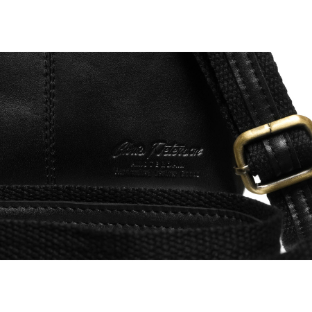Geantă elegantă de tip messenger pentru bărbați, din piele naturală neagră, cu închidere cu fermoar - Peterson PTR-PTN 1903-TUM-0659 BL [6]