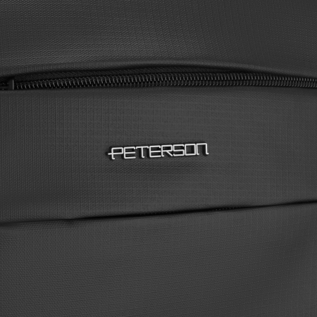 Rucsac mare de călătorie negru cu compartiment pentru laptop și închidere cu fermoar - Peterson PTR-PTN HY242-7048 BLACK [23]