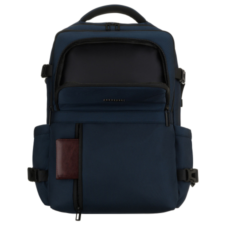 Rucsac de călătorie bleumarin din poliester cu compartiment pentru laptop și bretele reglabile - Peterson PTR-PTN HY241-7031 NAVY [4]