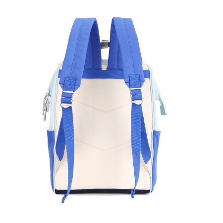 Rucsac albastru din poliester impermeabil cu port USB - Himawari PTR-9018-08 [2]