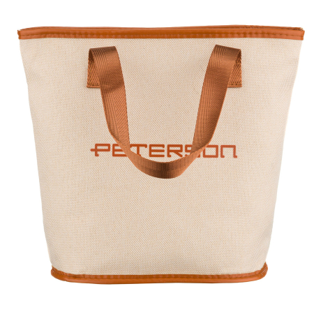 Geantă cosmetică din material sintetic bej și maro cu închidere cu fermoar - Peterson PTR-PTN KOS-DA-15-3477 B [1]