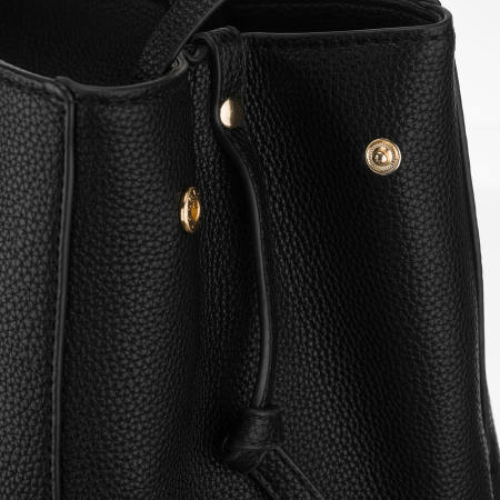 Geantă de damă neagră tip shopper din piele ecologică cu husă practică inclusă - Peterson PTR-PTN TOR-ALE-26 BLACK [8]