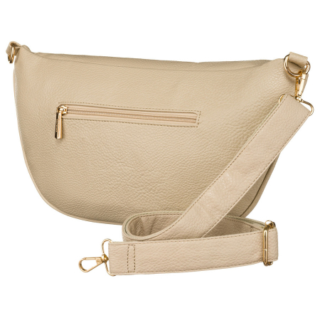 Borsetă de damă spațioasă, mare, bej, din piele ecologică, tip geantă de umăr sau crossbody, Peterson PTR-PTN SSY-3-F19 D.BEIG [4]