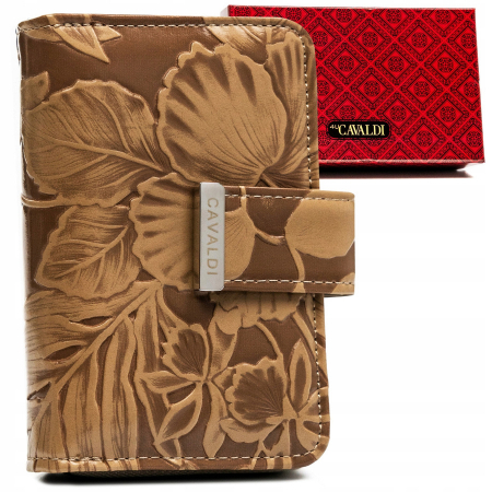 Portofele Dama - Portofel dama din piele Cavaldi PTR-PX31-DSF-2877 CAMEL