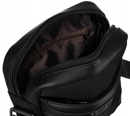 Geantă neagră pentru bărbați din poliester - Rovicky PTR-R-1501-6779 BL [4]