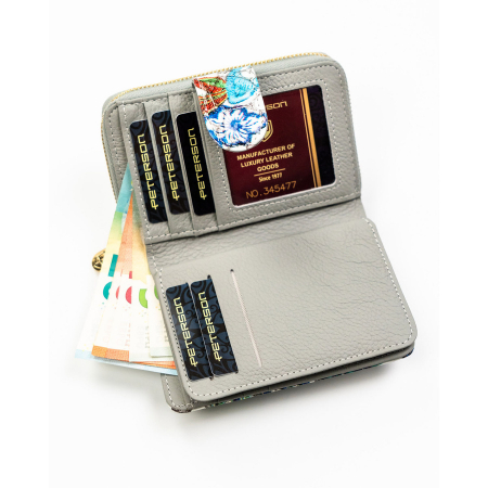 Portofel dama din piele naturala Peterson PTR-PTN PH31-LFL-7216 MU [6]