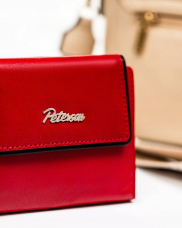 Portofel dama din piele naturala Peterson PTR-PTN KA-26-9580 RED/B [3]