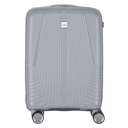 Valiză de cabină gri cu mâner telescopic - Peterson PTR-PTN PP-09-W-S-1563 G [2]
