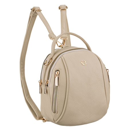 Rucsac mic de damă din piele ecologică bej deschis - Rovicky PTR-R-KP-11-F19-4978 BEI [1]