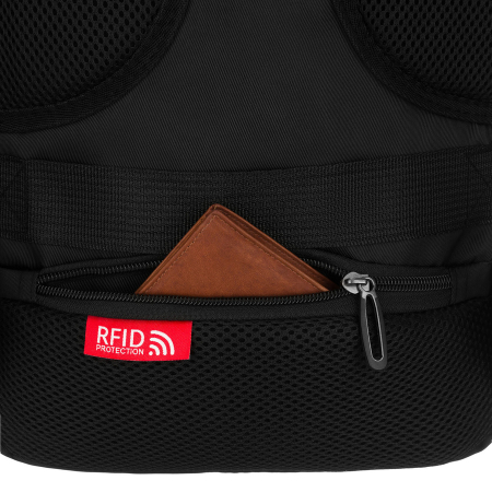 Rucsac negru de călătorie, perfect pentru bagajul de mână - Peterson PTR-PTN GAWRON-4-9614 BL [19]