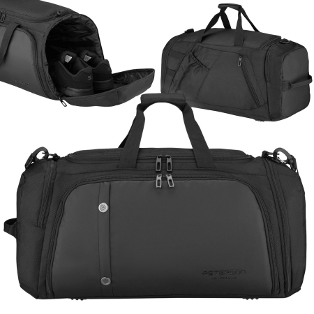 Geantă sport de antrenament din poliester negru - Peterson PTR-PTN 24289T-3490 BLAC [2]
