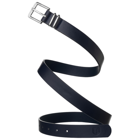 Curea de damă bleumarin din piele ecologică cu cataramă argintie - Peterson PTR-PTN STU-15S1 [5]