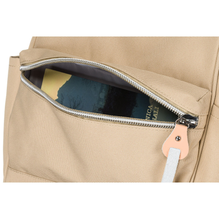 Rucsac de călătorie pentru femei din poliester, de culoare bej, cu bretele reglabile - Peterson PTR-PTN BETA BEIGE [9]