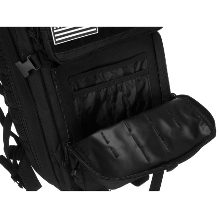 Rucsac militar tactic mare, fabricat din nailon negru - Peterson PTR-PTN BL096-8090 BLACK [15]