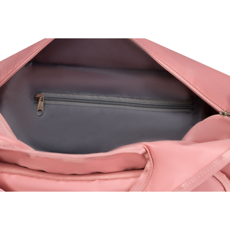 Geantă de voiaj sport din poliester roz cu închidere cu fermoar - Peterson PTR-PTN 24480 D.PINK-D.P [7]