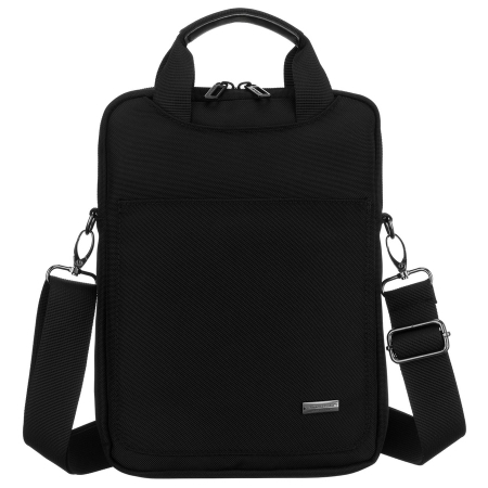 Geantă messenger mică și practică din Cordura neagră, cu închidere cu fermoar - Peterson PTR-PTN-73216-2119 BLACK [1]